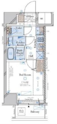 コンシェリア大崎CROSSIA 2階 間取り図