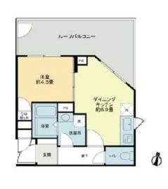 クラリティア池上 502 間取り図