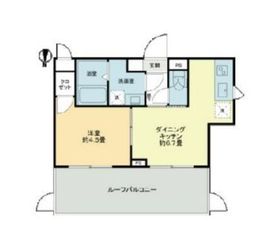 クラリティア池上 501 間取り図