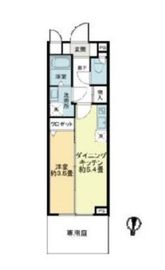 クラリティア池上 103 間取り図