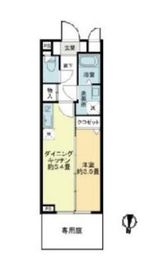 クラリティア池上 102 間取り図