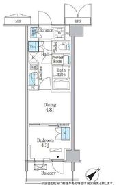 パークアクシス品川南大井パークフロント 535 間取り図