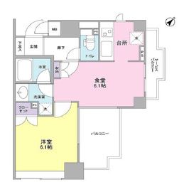 アルス恵比寿メイクス 6階 間取り図