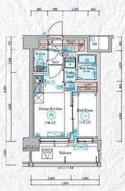 エスティメゾン川崎ウエスト 2階 間取り図
