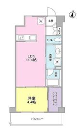 ディアレンス高島台 502 間取り図