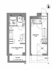 コンフォリア戸越公園 101 間取り図
