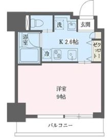 リーフコンフォート赤羽 606 間取り図