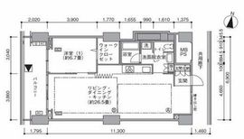 東雲キャナルコートCODAN 16-911 間取り図