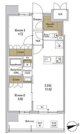 RJRプレシア川口 805 間取り図