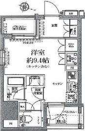 フォレシティ神田多町 6階 間取り図