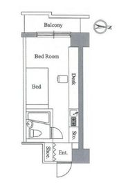 アレックス日乃本 809 間取り図
