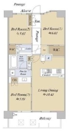 シティハウス吉祥寺北町 5階 間取り図