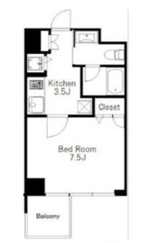 プライマル大井仙台坂 805 間取り図