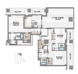 虎ノ門ヒルズレジデンシャルタワー 41階 間取り図