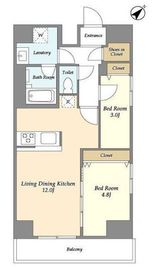 グランカーサ西葛西 703 間取り図