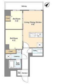 グランカーサ西葛西 101 間取り図