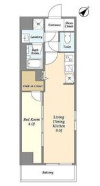グランカーサ西葛西 603 間取り図