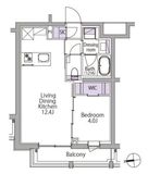 イプセ白金台 202 間取り図