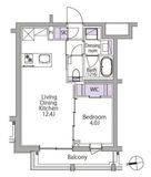 イプセ白金台 302 間取り図