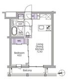 イプセ白金台 203 間取り図