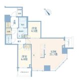 リヴァリエ 6階 間取り図