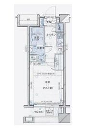 パレステュディオ神楽坂シティタワー 4階 間取り図