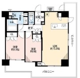 パレステージ片瀬江ノ島 2階 間取り図