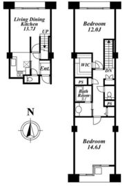 品川プリンスレジデンス 1312 間取り図