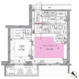 ピアースコード中目黒 3階 間取り図