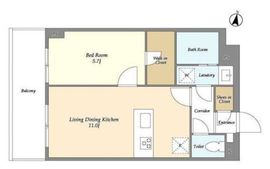メゾンドオンディーヌ 316 間取り図