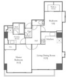 品川プリンスレジデンス 502 間取り図