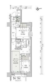 クリオ横濱天王町 5階 間取り図