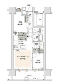 ザ・パークハウス谷中道灌山テラス 7階 間取り図