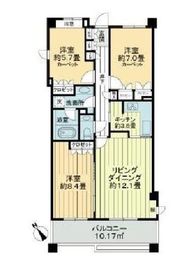 ヒルズ目白坂 4階 間取り図