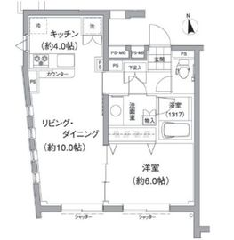 プランドール南榎 1階 間取り図