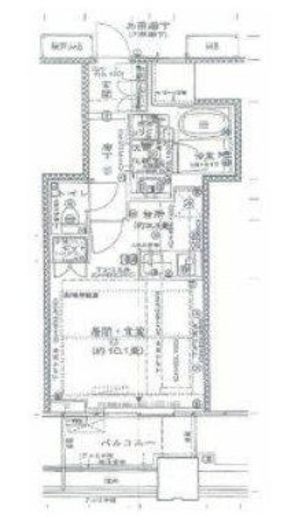 武蔵野タワーズスカイクロスタワー 9階 間取り図