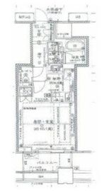 武蔵野タワーズスカイクロスタワー 9階 間取り図