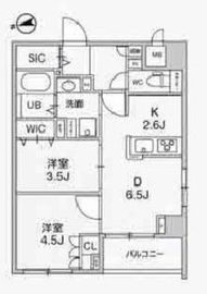 アリビス中野 402 間取り図