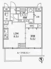 アリビス中野 403 間取り図