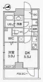 アリビス中野 502 間取り図