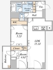 THE MAYFAIR 201 間取り図