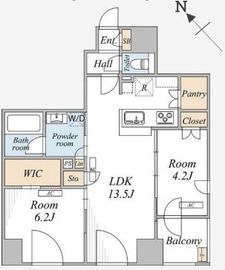 THE MAYFAIR 402 間取り図
