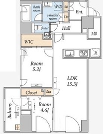THE MAYFAIR 701 間取り図