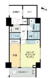プレセダン板橋本町 801 間取り図