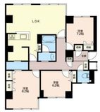 グリーンホームズ1 404 間取り図