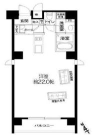 プライマル文京小石川 201 間取り図