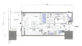 麻布台ヒルズレジデンスB 8階 間取り図