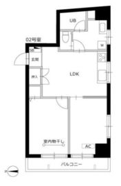 エルスタンザ南品川 602 間取り図