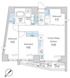 デュオフラッツ板橋大山 1001 間取り図