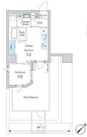 デュオフラッツ板橋大山 702 間取り図